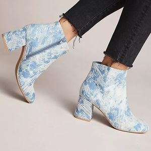 Acid Wash Ankle Boots